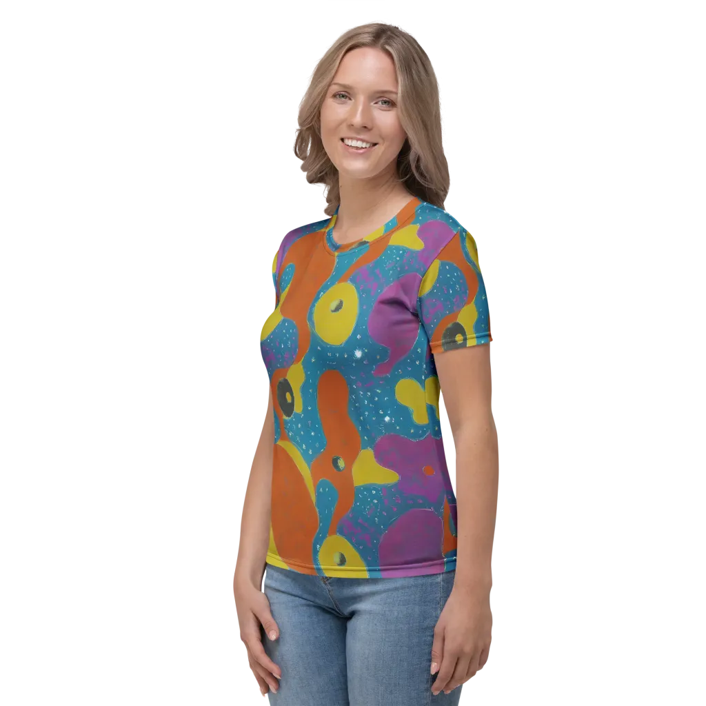 Molten Color on Women's Crew Neck T-Shirt — Left