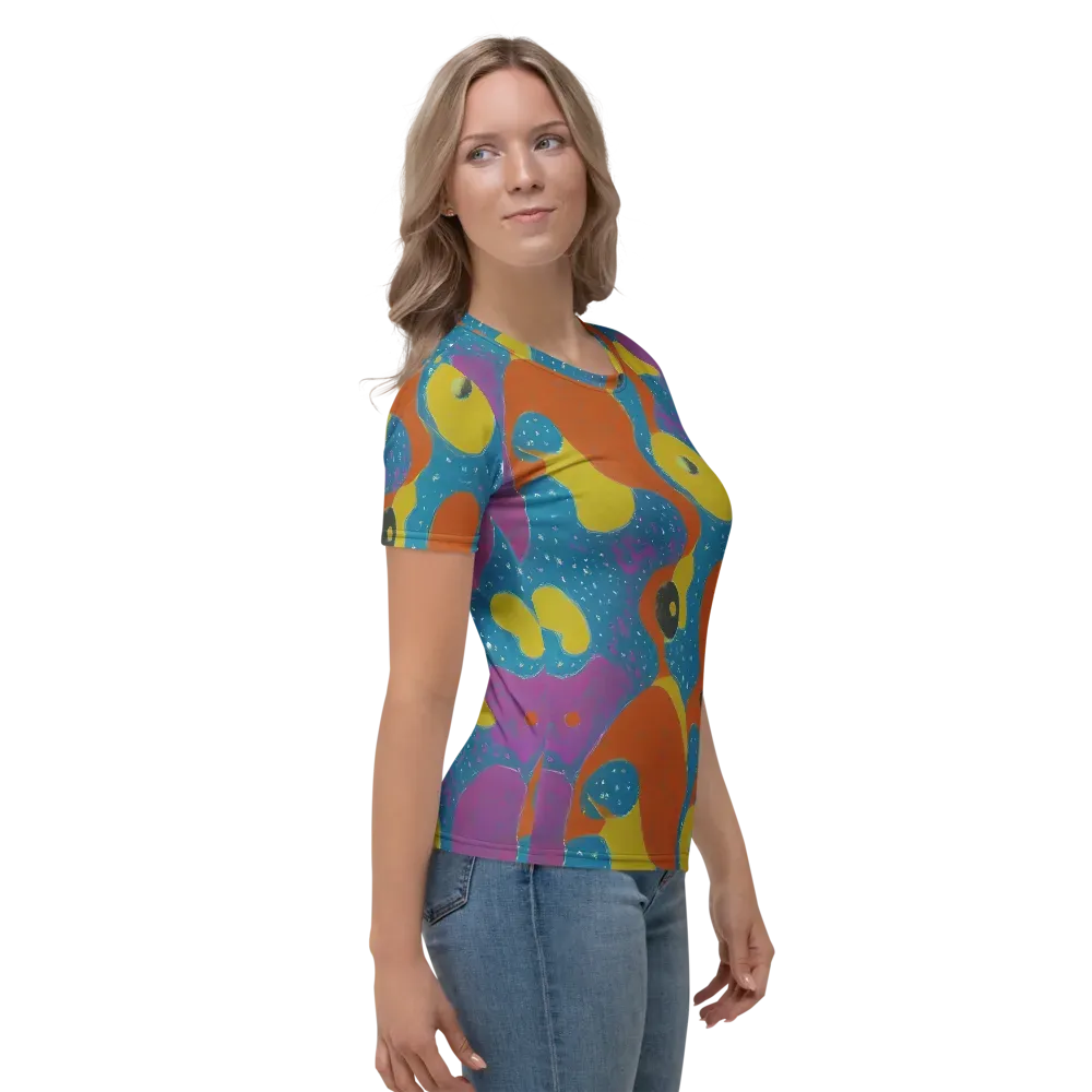 Molten Color on Women's Crew Neck T-Shirt — Right