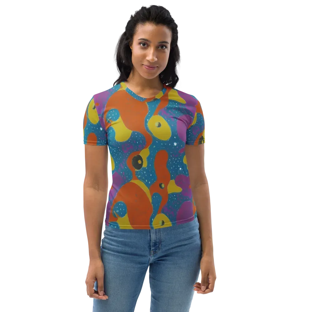 Molten Color on Women's Crew Neck T-Shirt — Front