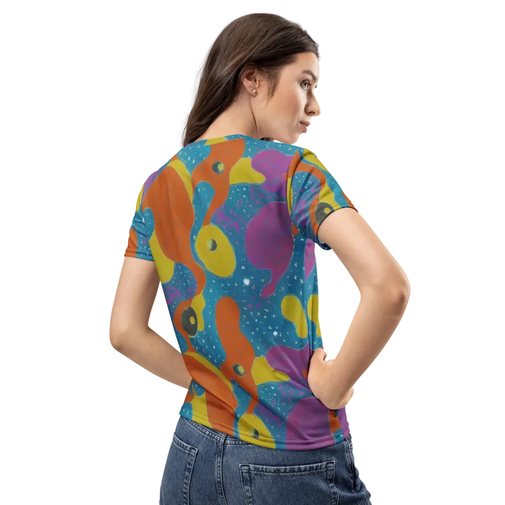 Molten Color on Women's Crew Neck T-Shirt — Back