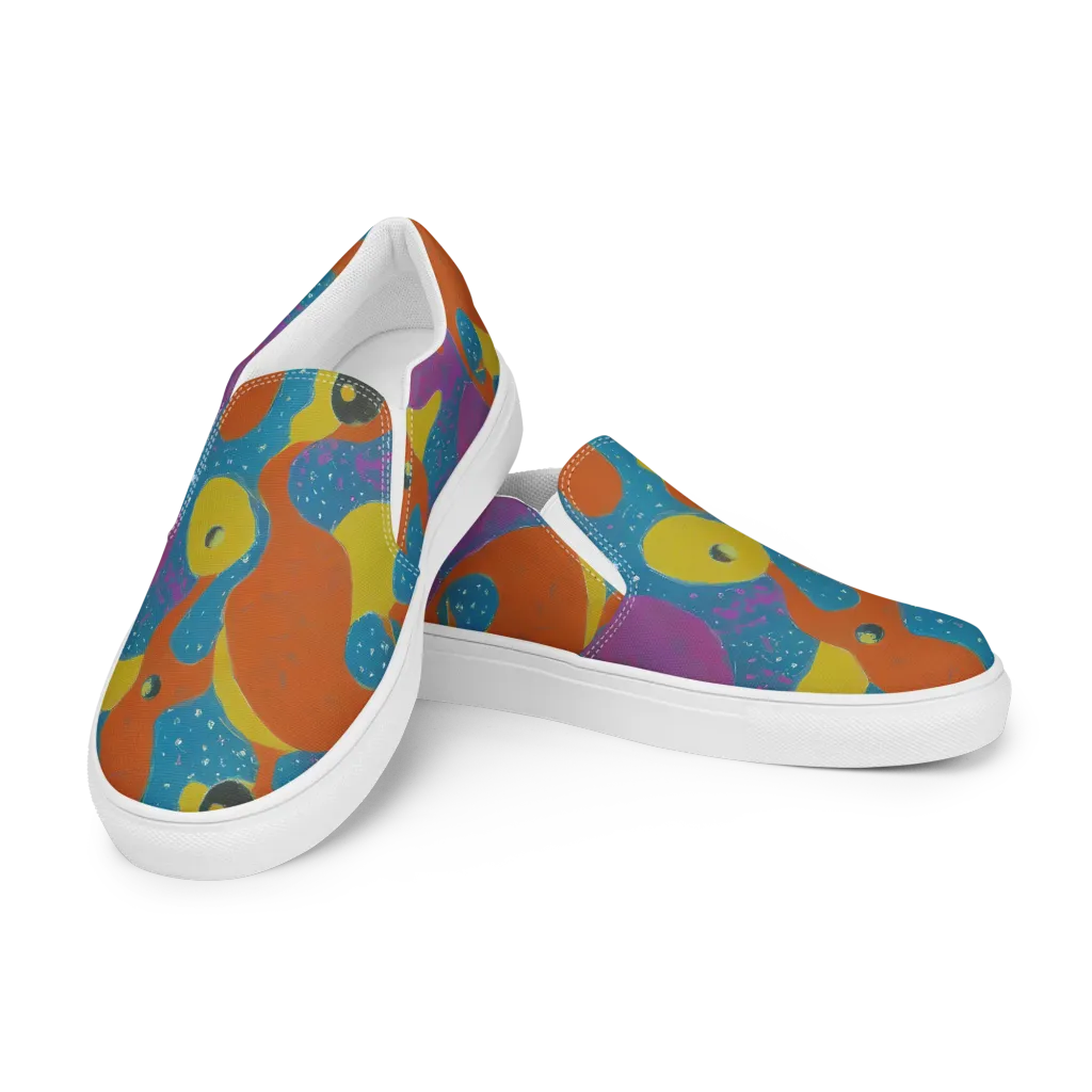 Molten Color on Men's Slip-On Canvas Shoes — Left Front