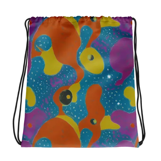 Molten Color on a Drawstring Bag