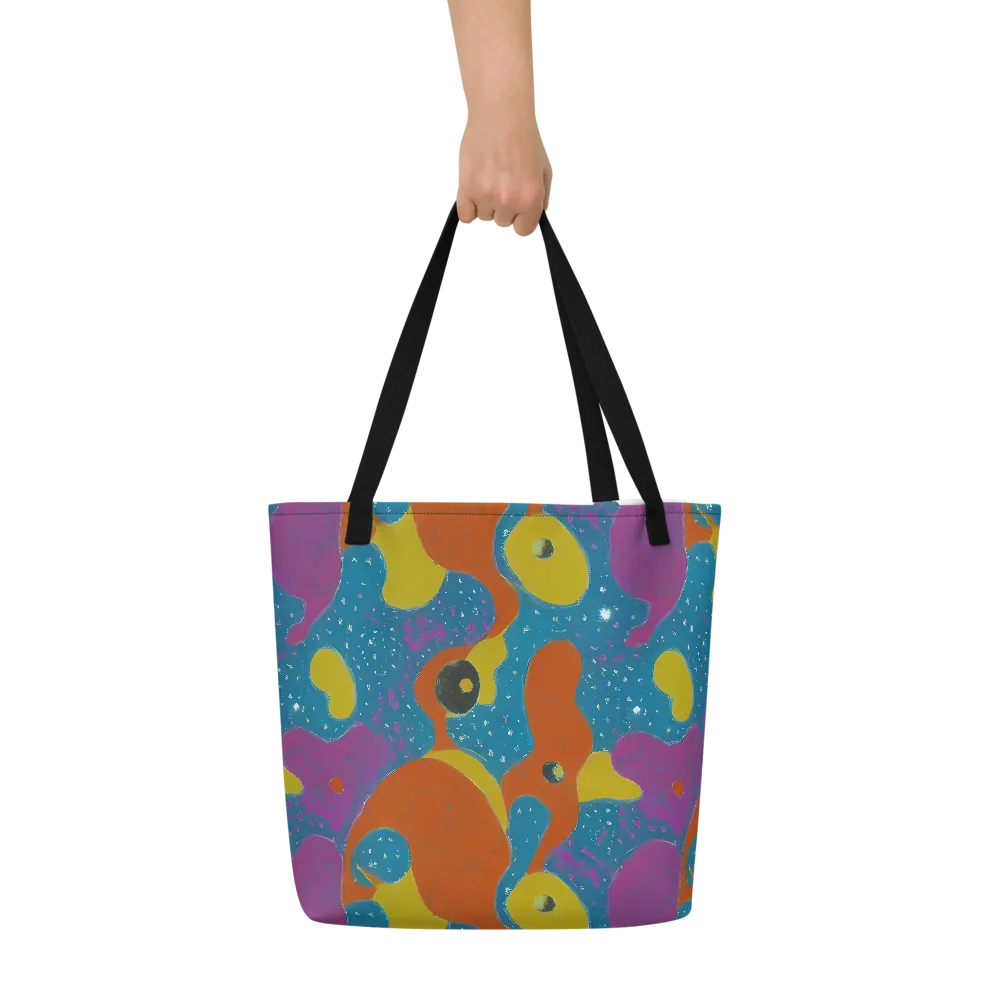 Molten Color on Large Tote Bag W/ Pocket — Front