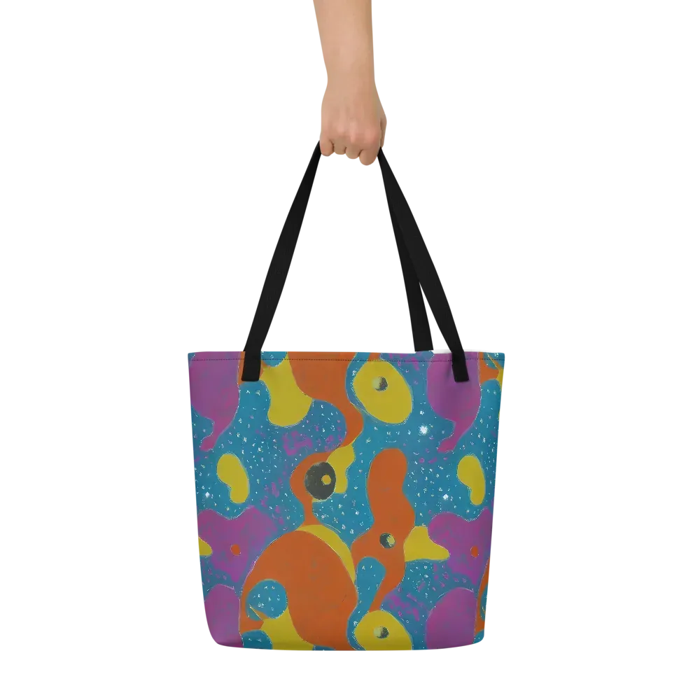 Molten Color on Large Tote Bag W/ Pocket — Front
