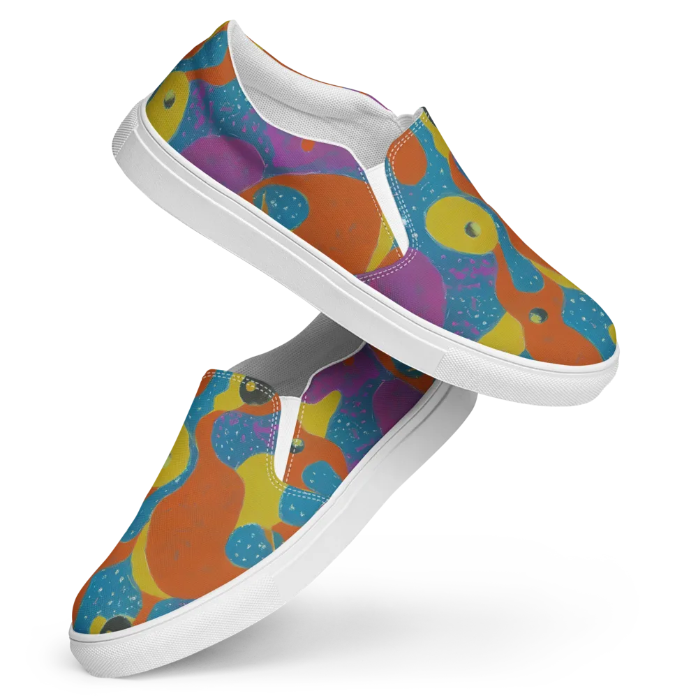 Molten Color on Women's Slip-On Canvas Shoes — Front