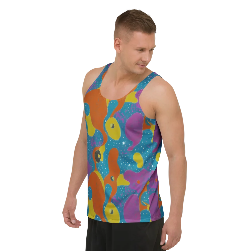Molten Color on Men's Tank Top — Left Front