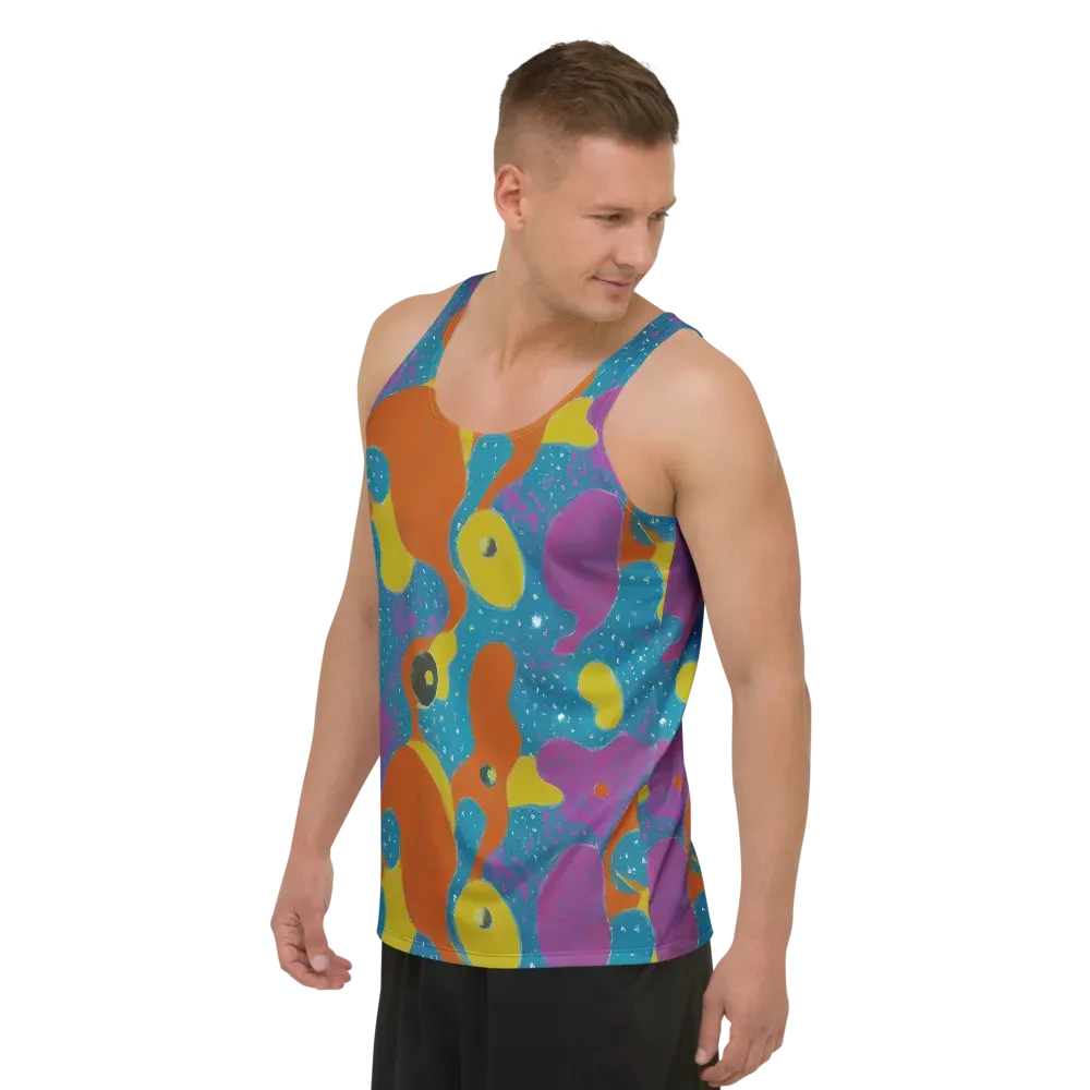 Molten Color on Men's Tank Top — Left Front