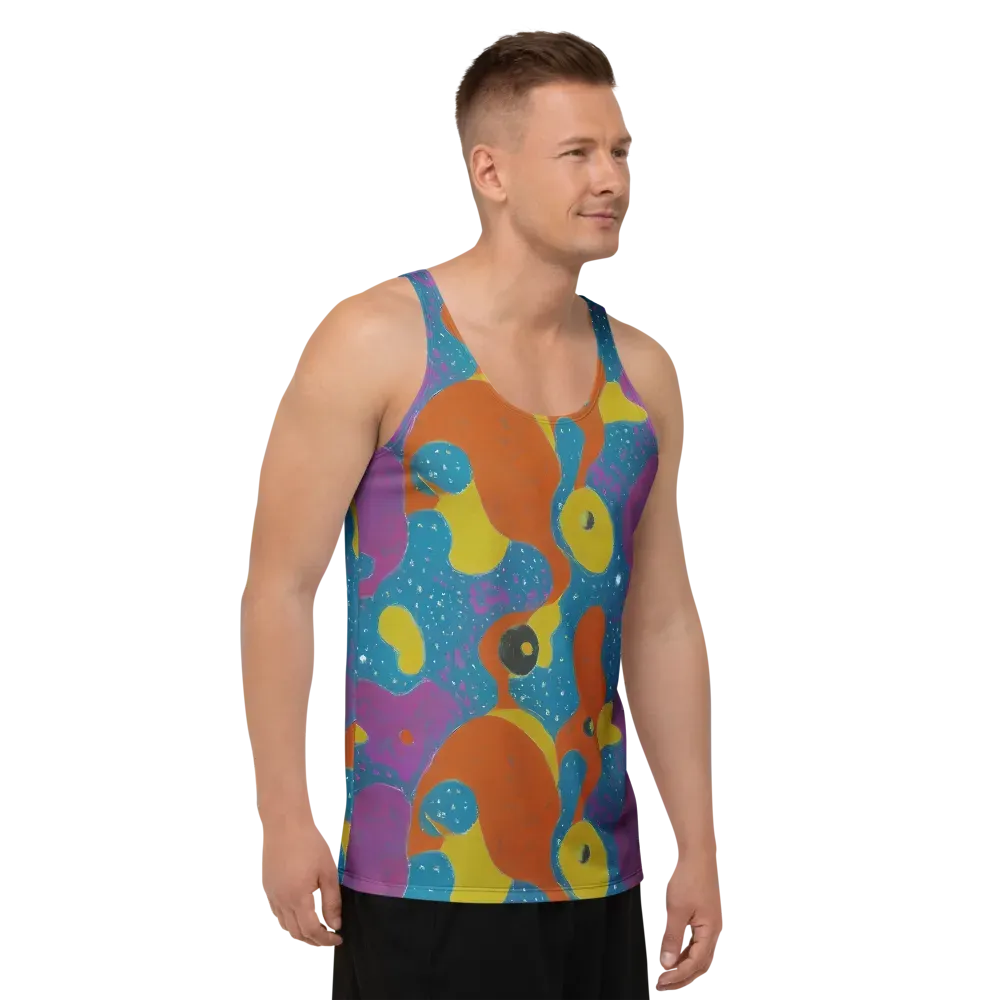 Molten Color on Men's Tank Top — Right Front