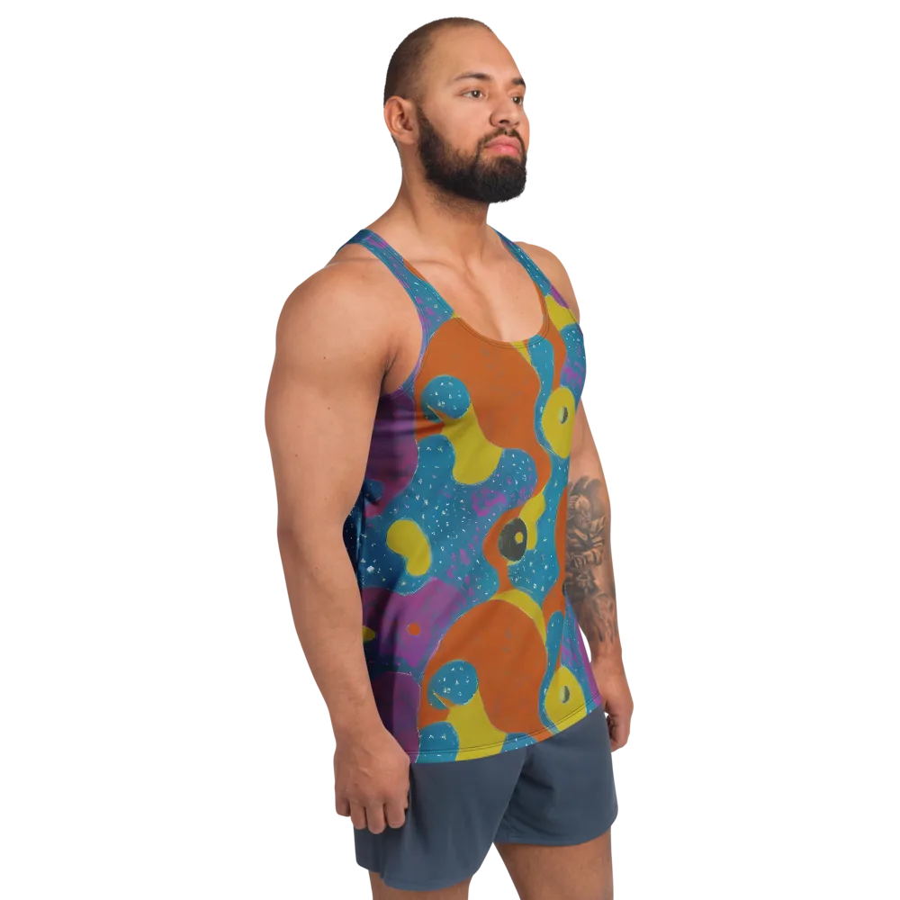 Molten Color on Men's Tank Top — Right Front