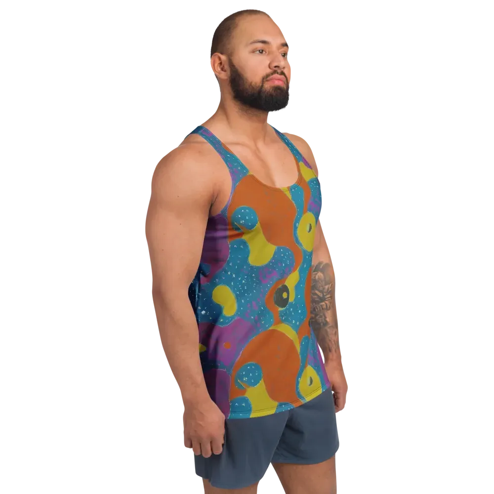 Molten Color on Men's Tank Top — Right Front