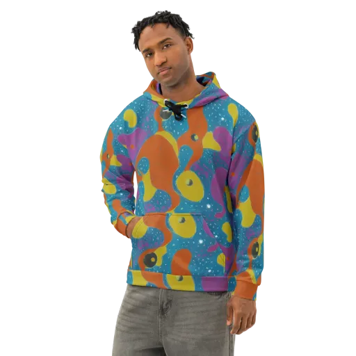 Molten Color on a Cotton Hoodie