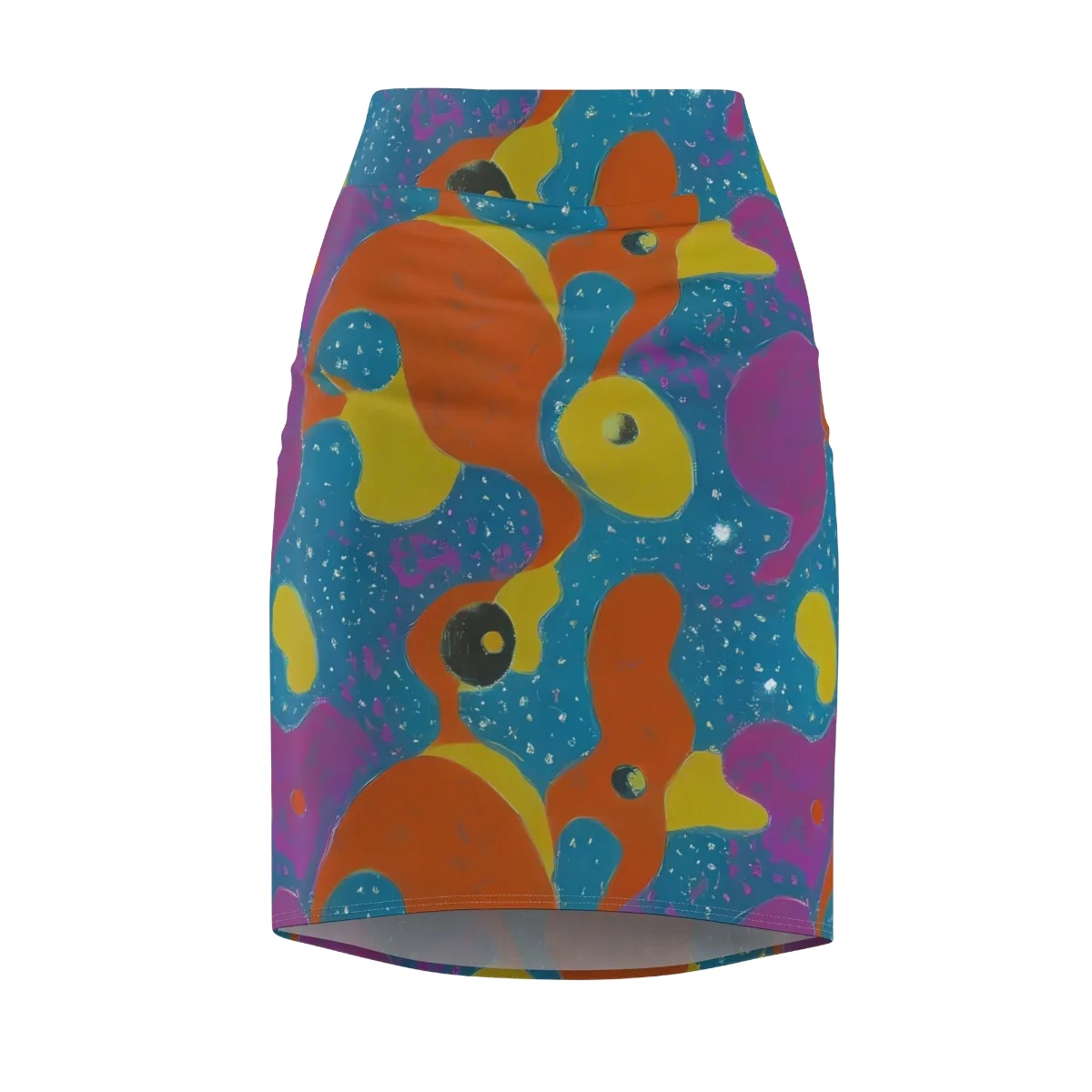 Molten Color on Pencil Skirt — Front