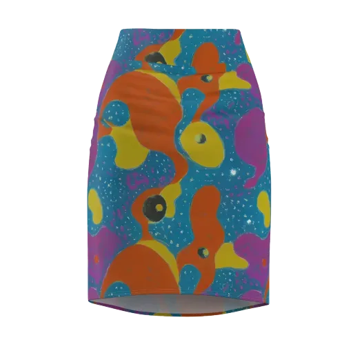 Molten Color on a Pencil Skirt