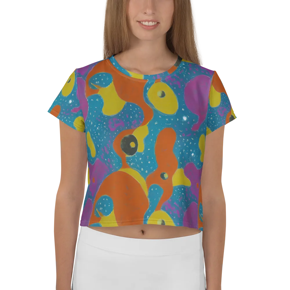 Molten Color on Crop Tee — Front