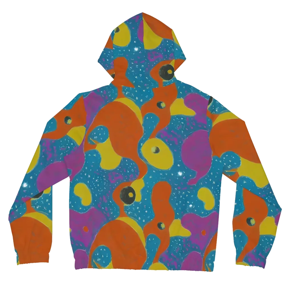 Molten Color on Women's Full-Zip Hoodie — Back