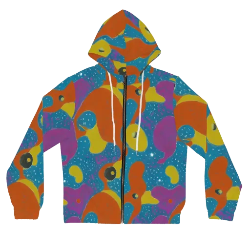 Molten Color on a Women's Full-Zip Hoodie