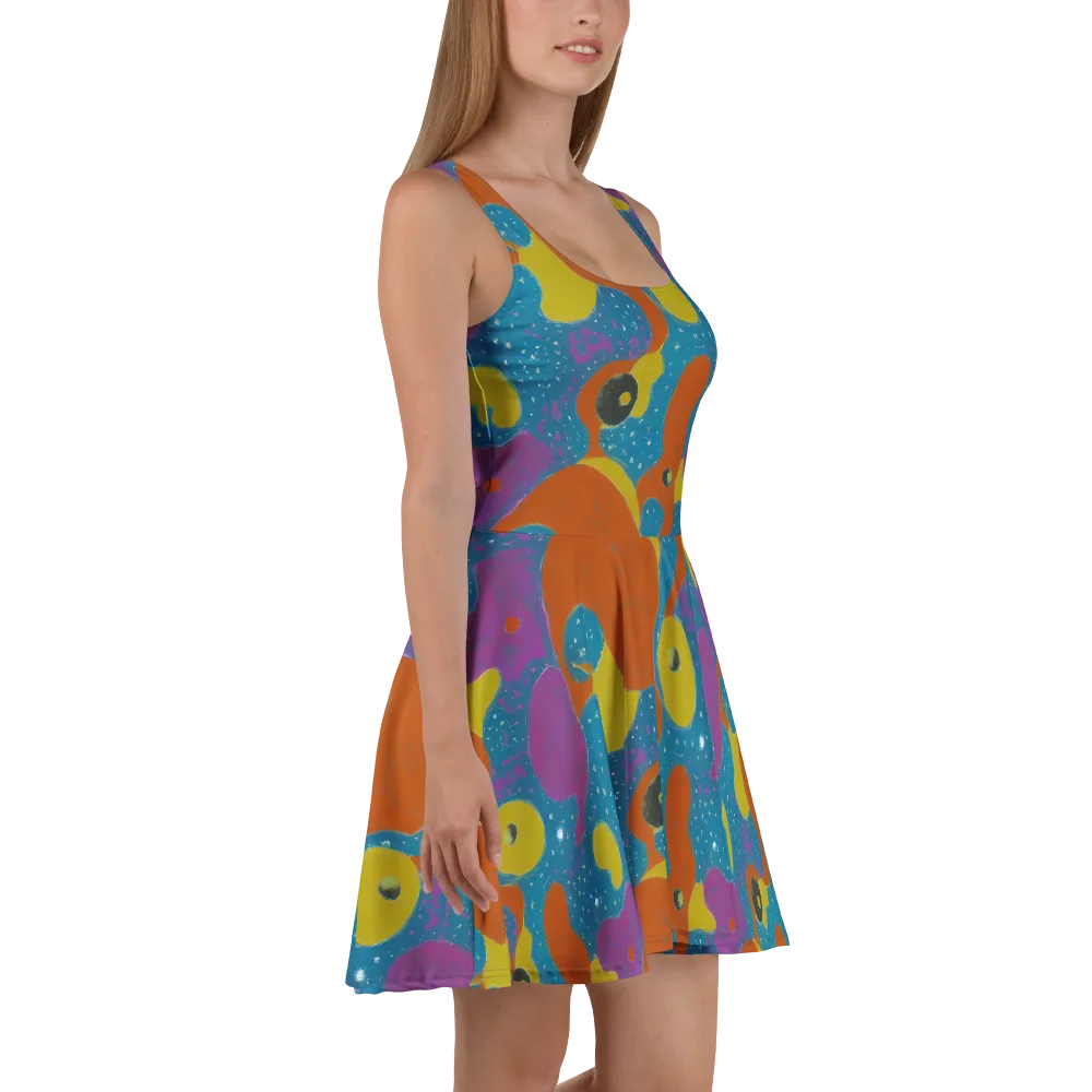 Molten Color on Skater Dress — Right