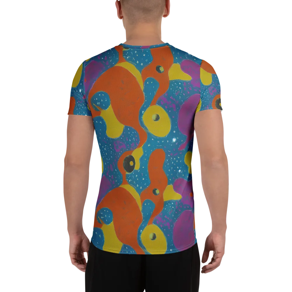 Molten Color on Men's Athletic T-Shirt — Back