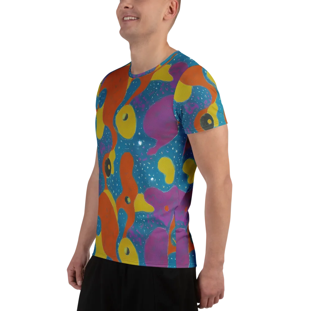Molten Color on Men's Athletic T-Shirt — Left