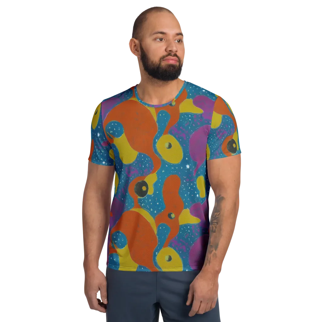 Molten Color on Men's Athletic T-Shirt — Front