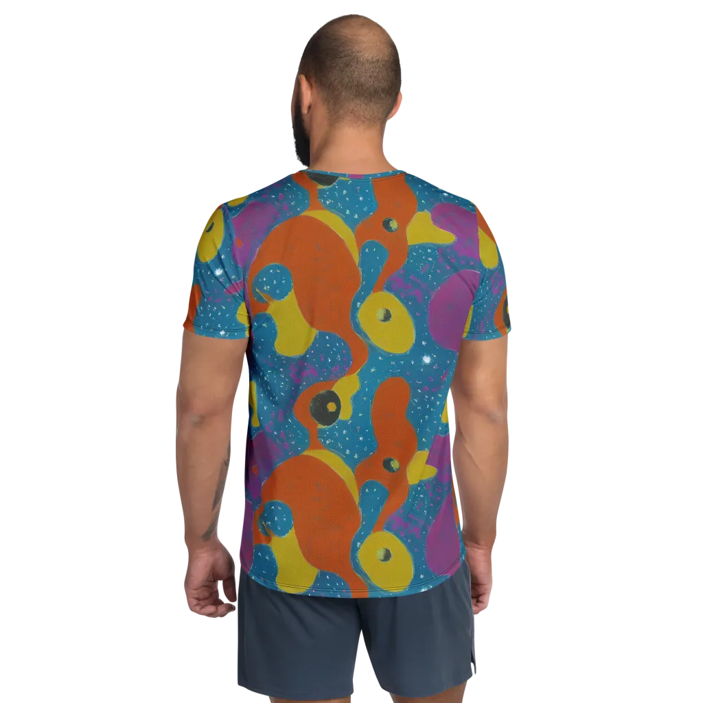 Molten Color on Men's Athletic T-Shirt — Back