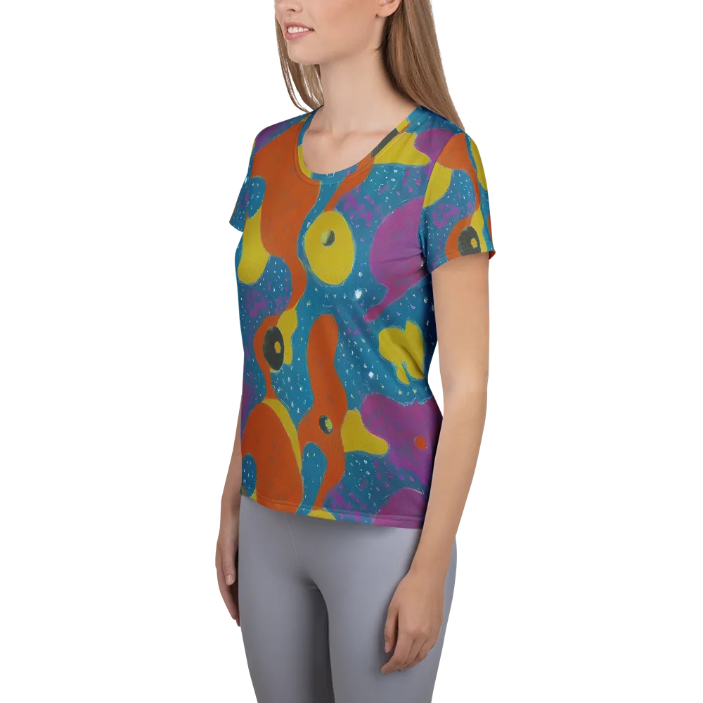 Molten Color on Women's Athletic T-Shirt — Left