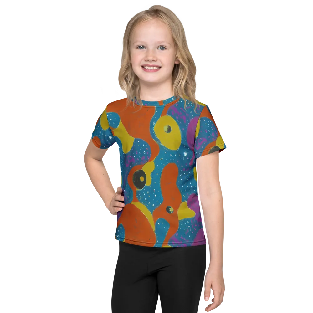 Molten Color on Kids Crew Neck T-Shirt — Front
