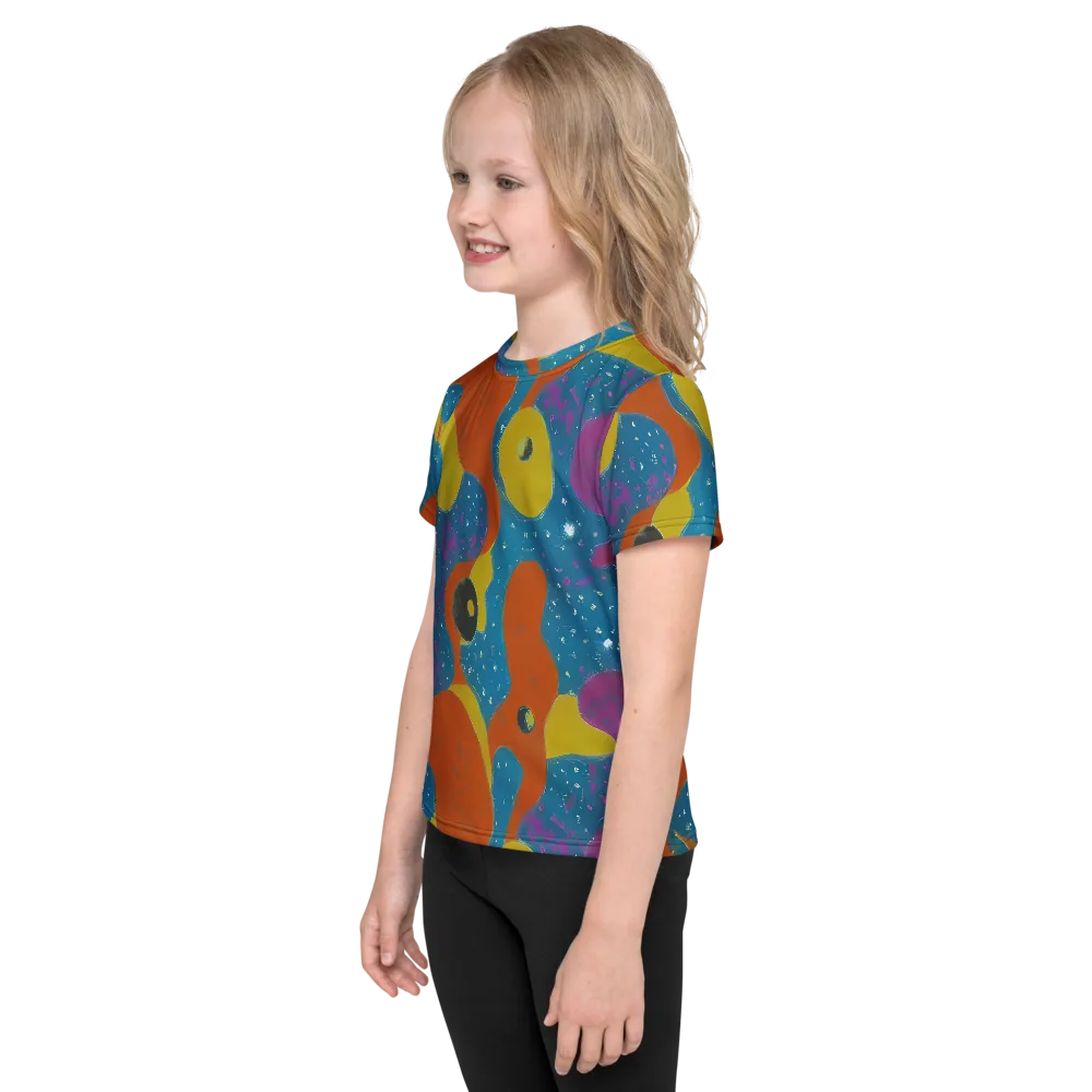 Molten Color on Kids Crew Neck T-Shirt — Left