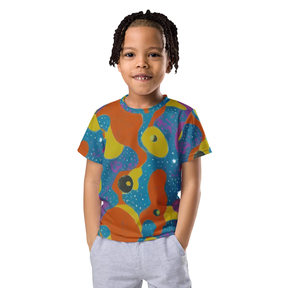 Molten Color on Kids Crew Neck T-Shirt — Front