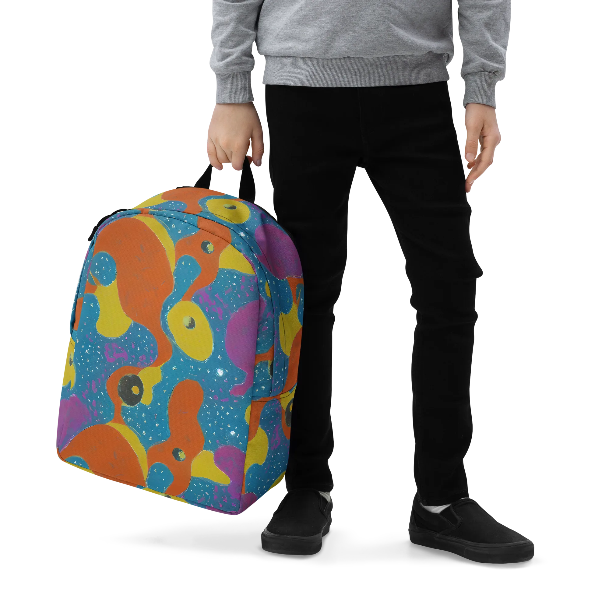 Molten Color on Minimalist Backpack — Zoomed-in