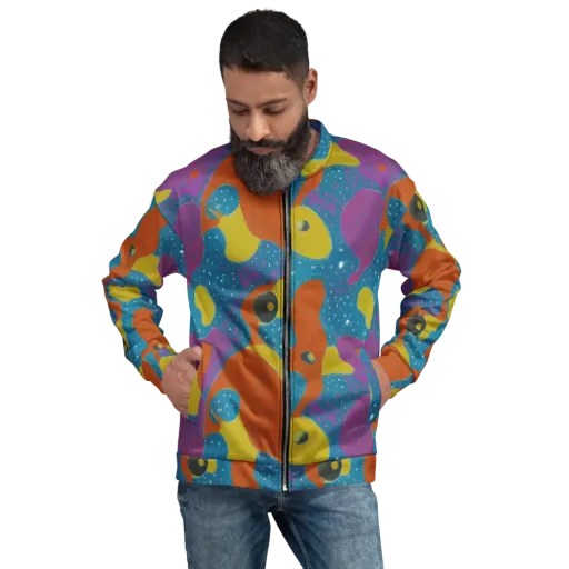 Molten Color on a Bomber Jacket