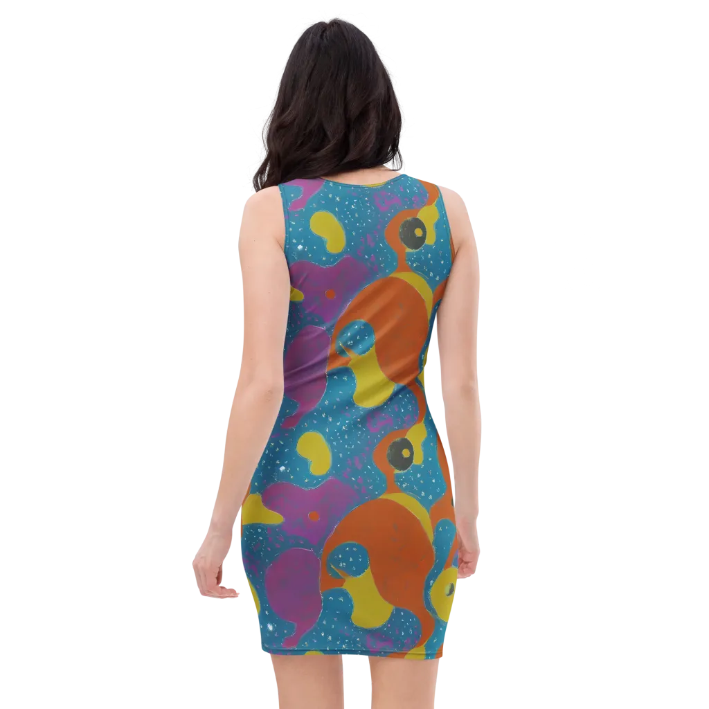 Molten Color on Bodycon Dress — Back