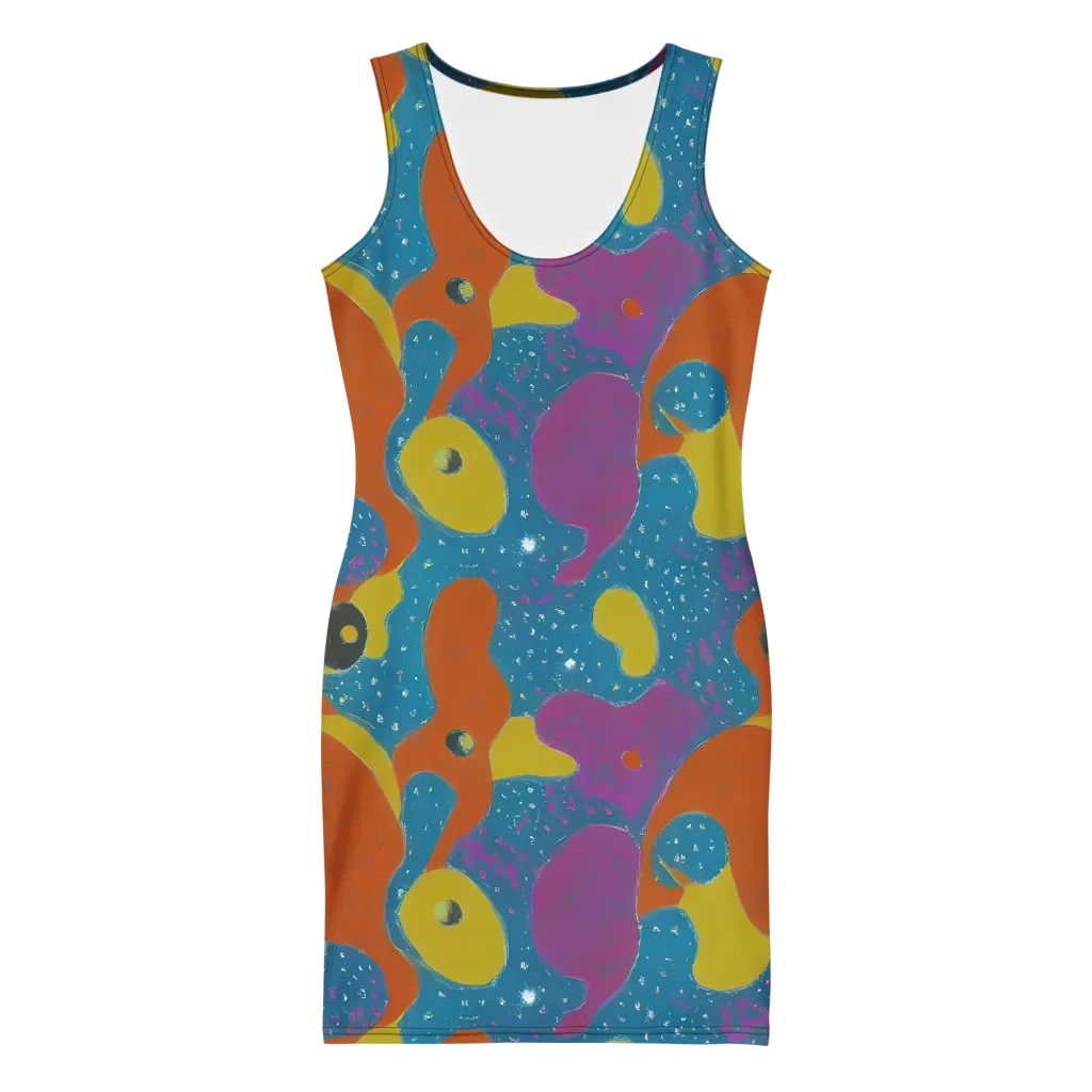 Molten Color on Bodycon Dress — Front