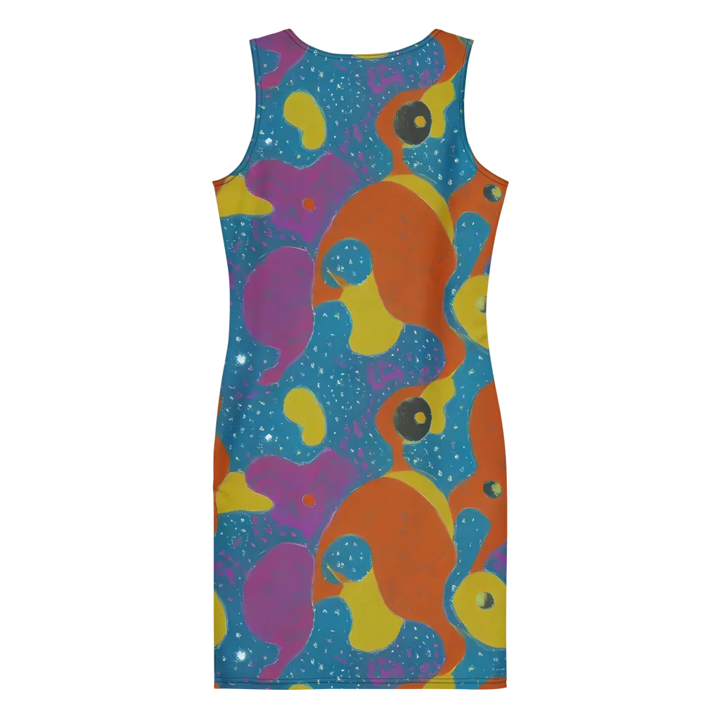 Molten Color on Bodycon Dress — Back