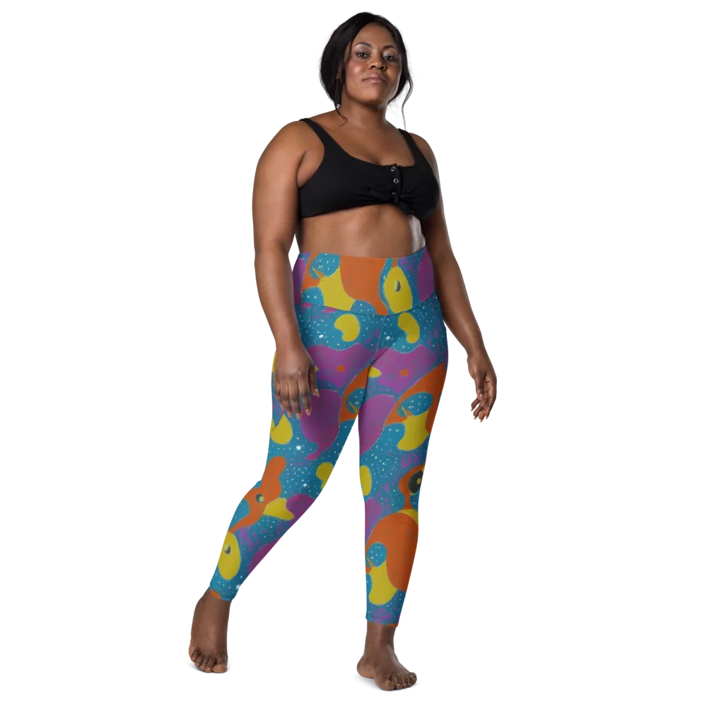 Molten Color on Leggings with Pockets — Front