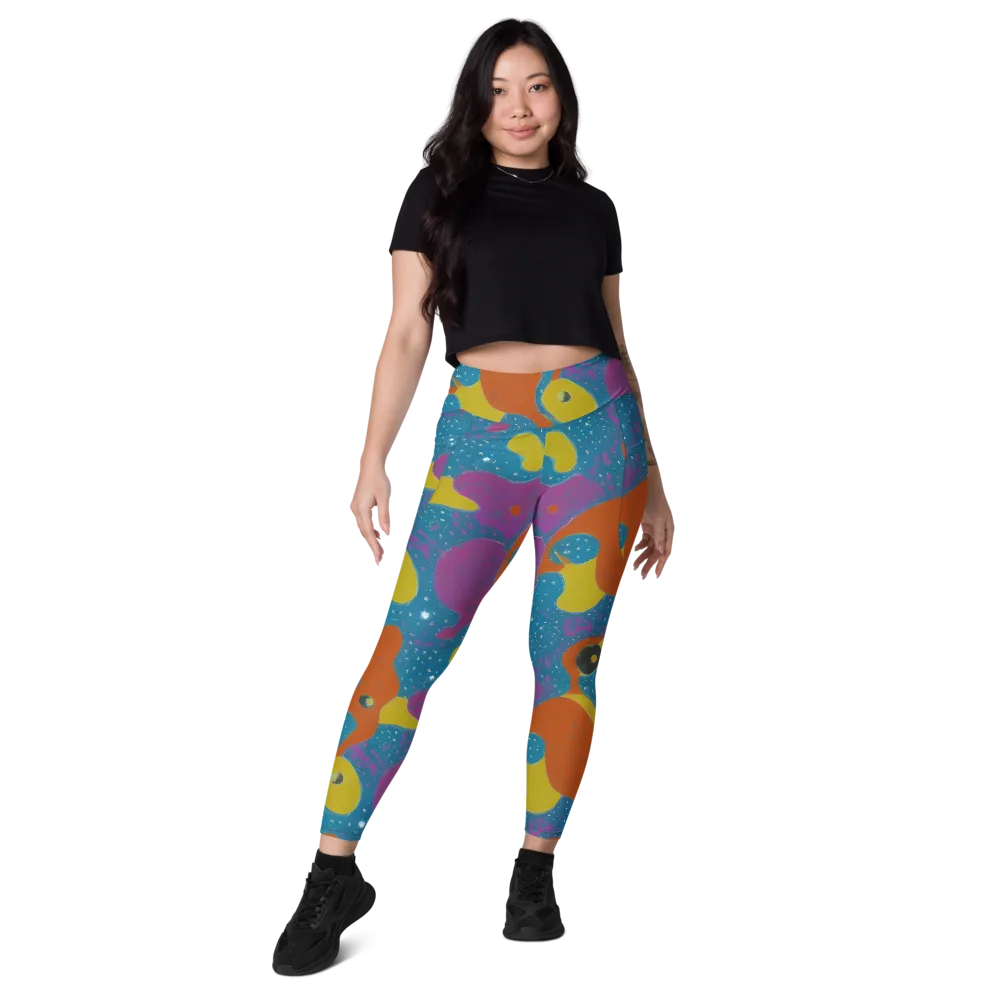 Molten Color on Leggings with Pockets — Front