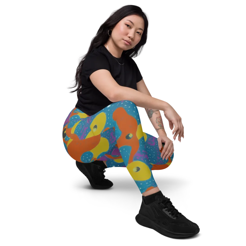 Molten Color on Leggings with Pockets — Right Front
