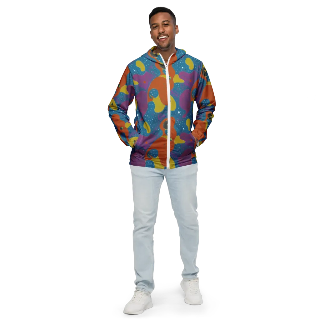 Molten Color on Men's Windbreaker — Front