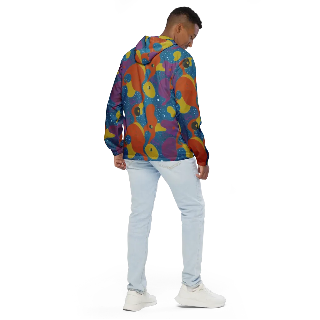 Molten Color on Men's Windbreaker — Back
