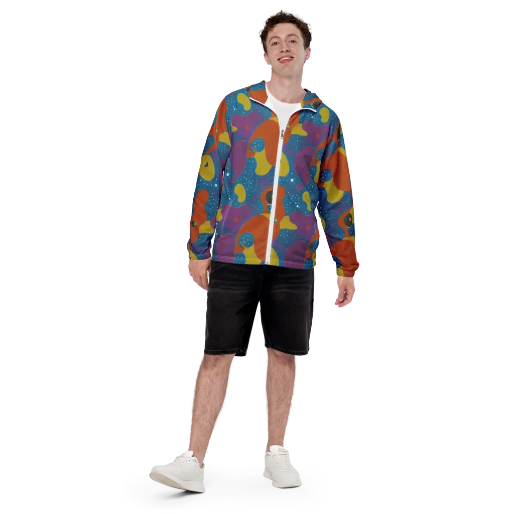 Molten Color on Men's Windbreaker — Front