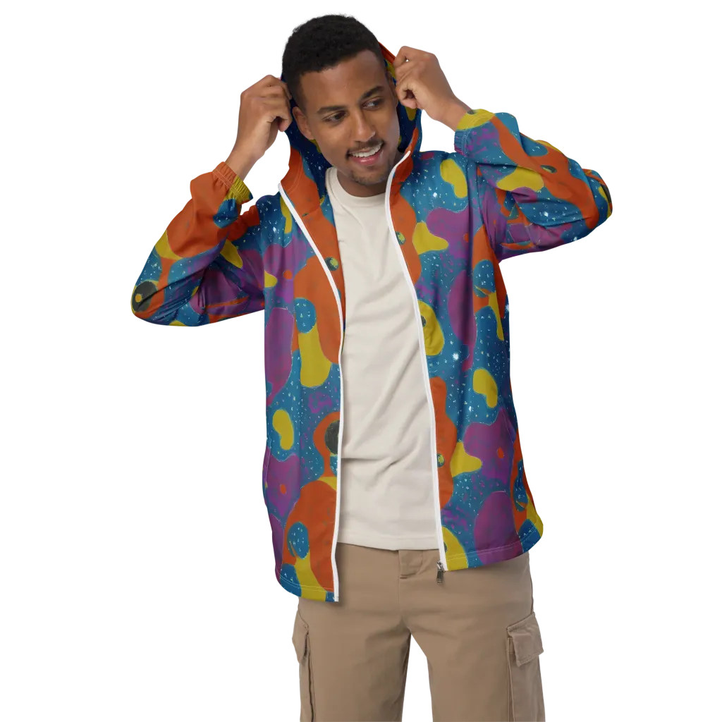 Molten Color on Men's Windbreaker — Front