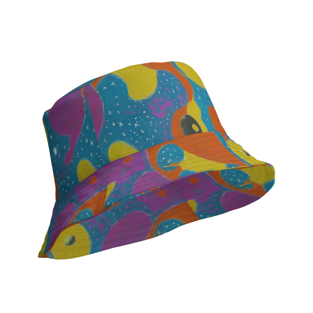 Molten Color on Reversible Bucket Hat — Product details Outside