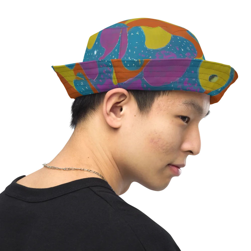 Molten Color on Reversible Bucket Hat — Right Outside