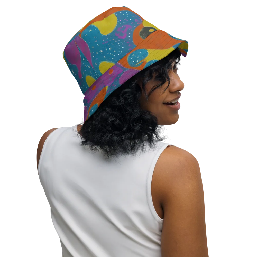 Molten Color on Reversible Bucket Hat — Right Outside