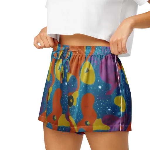 Molten Color on a Women's Pajama Shorts