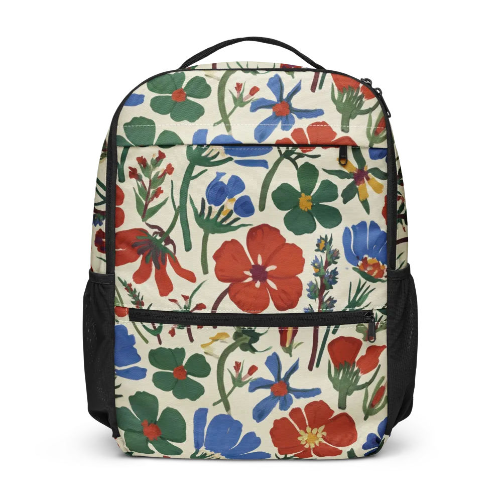 Garden Gouache on Utility Backpack — Front