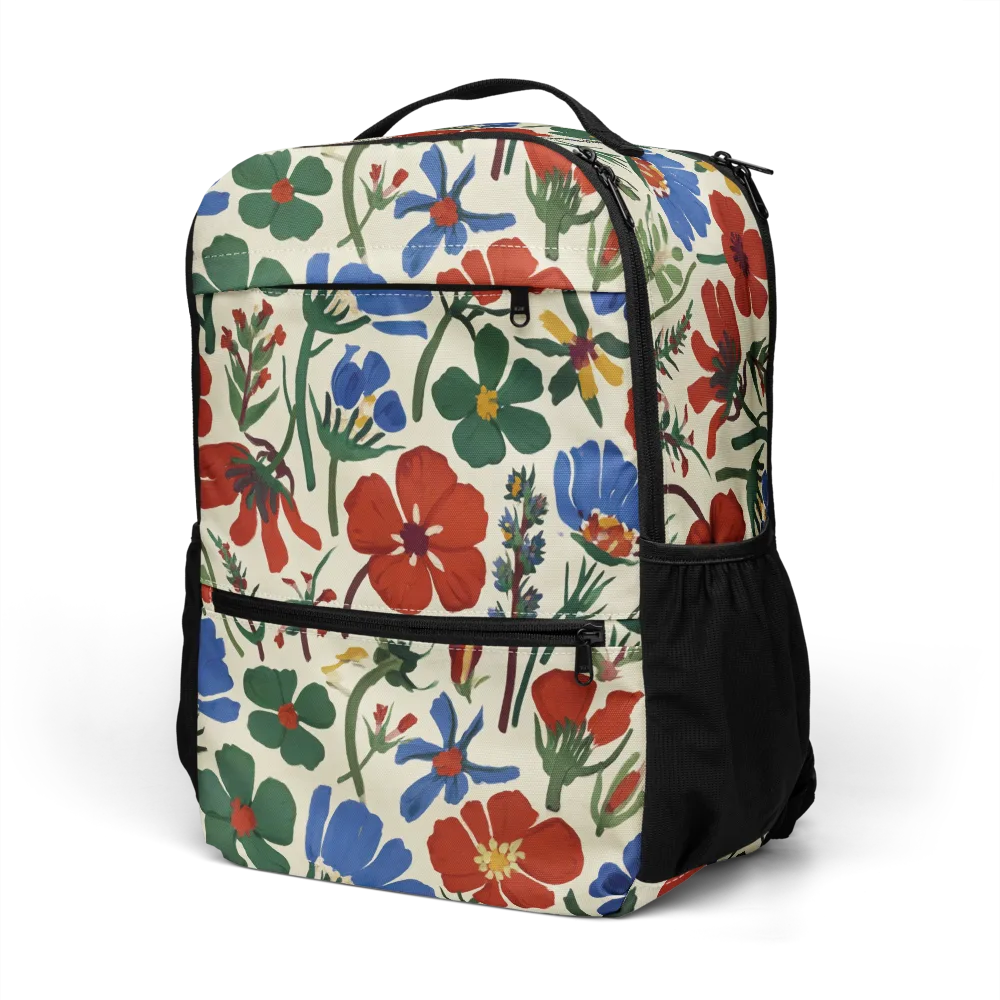 Garden Gouache on Utility Backpack — Left Front