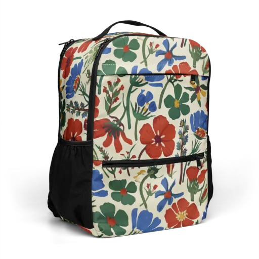 Garden Gouache on a Utility Backpack