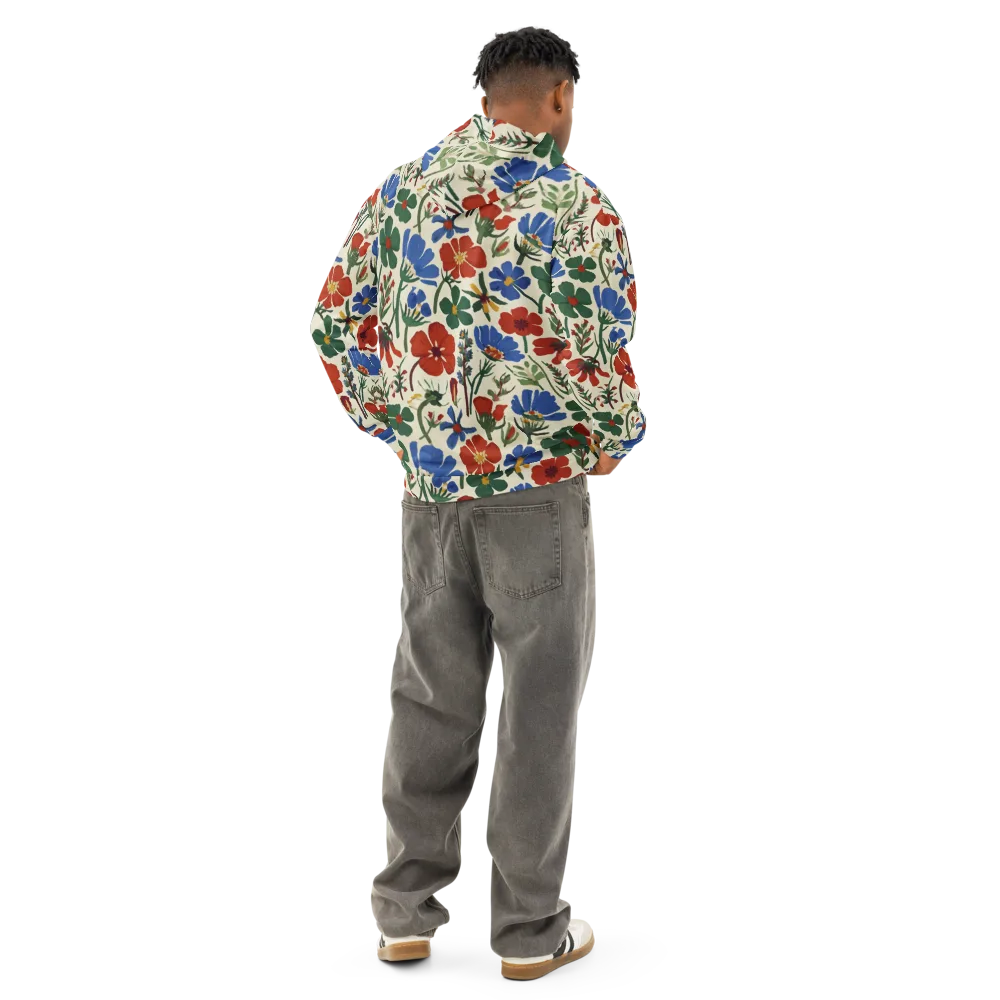 Garden Gouache on Cotton Hoodie — Back