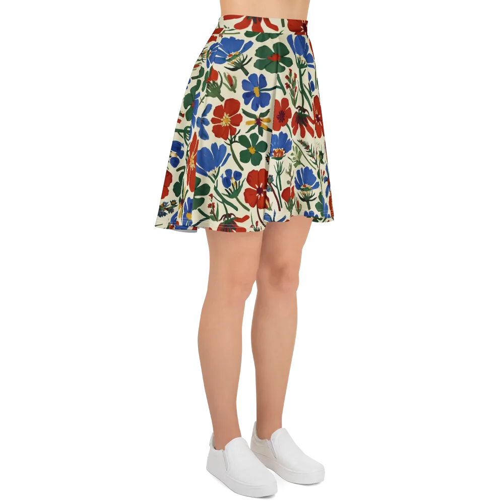 Garden Gouache on Skater Skirt — Right